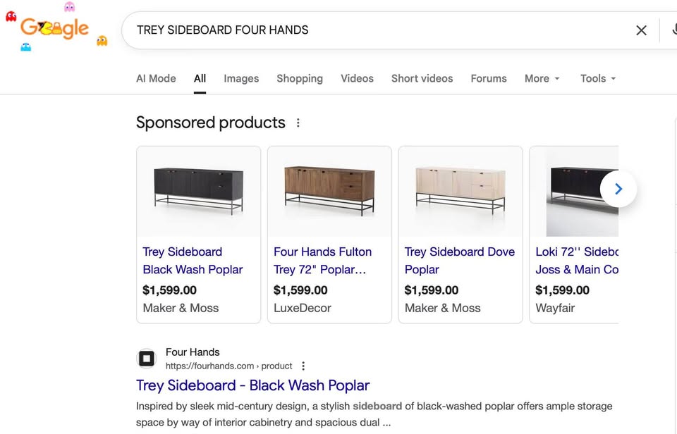 Four Hands Trey Sideboard - Image 6