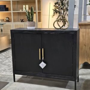 Uttermost Black Storage Cabinet
