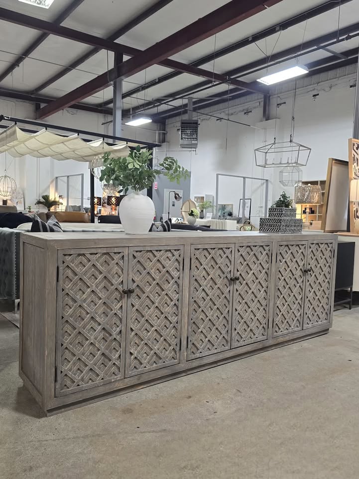 103'' Wide Reclaimed Pine Solid Wood Sideboard