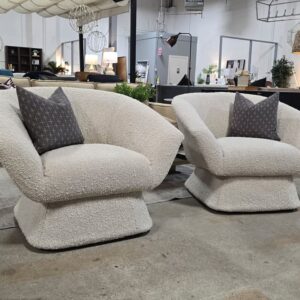 Set of 2 Rosabella Swivel Accent Chairs