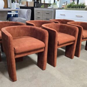 Set of 6 Stella Barrel Dining Chairs