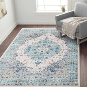 New! 8' x 10' Monaco Blue Rug