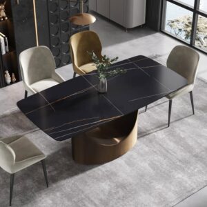 71" Povision Hobart Stone Dining Table
