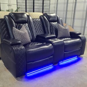 Black Power Reclining Loveseat *BRAND NEW*