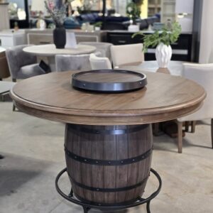 54" Barrel Counter Height Table *NEW*