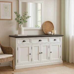 Avelar White 57" Solid Wood Sideboard *NEW*