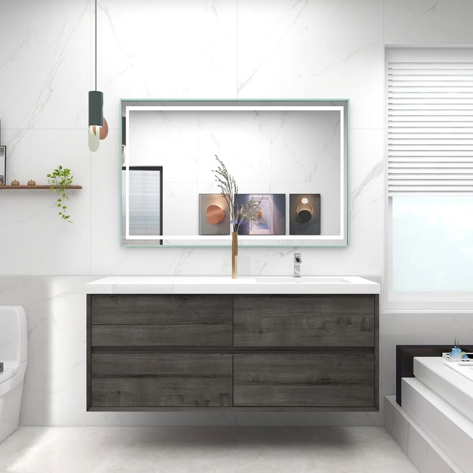 Moncear 60" Single Bathroom Floating vanity *BRAND NEW* - Image 5