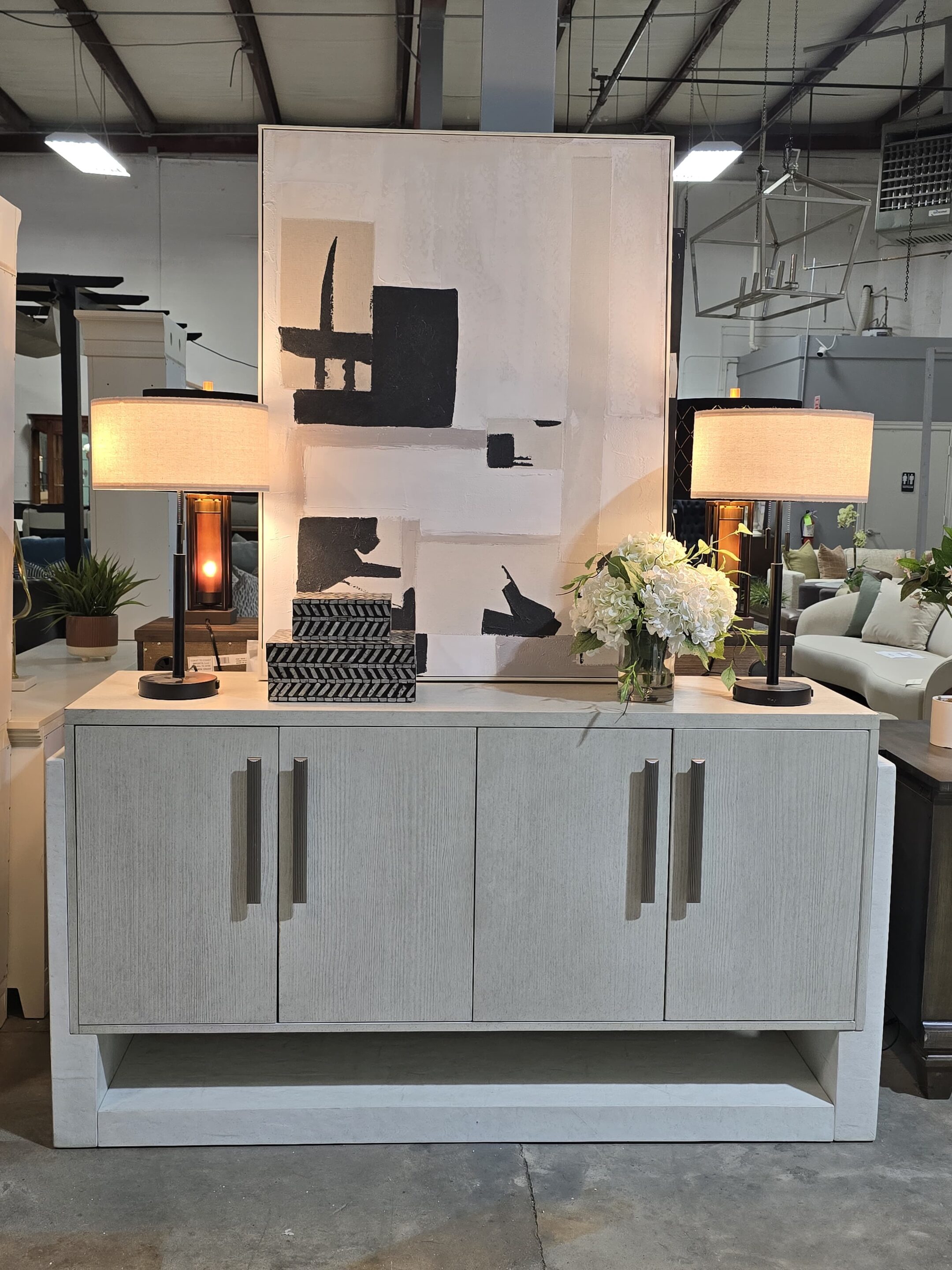 67" White Modern Sideboard *NEW* - Image 4